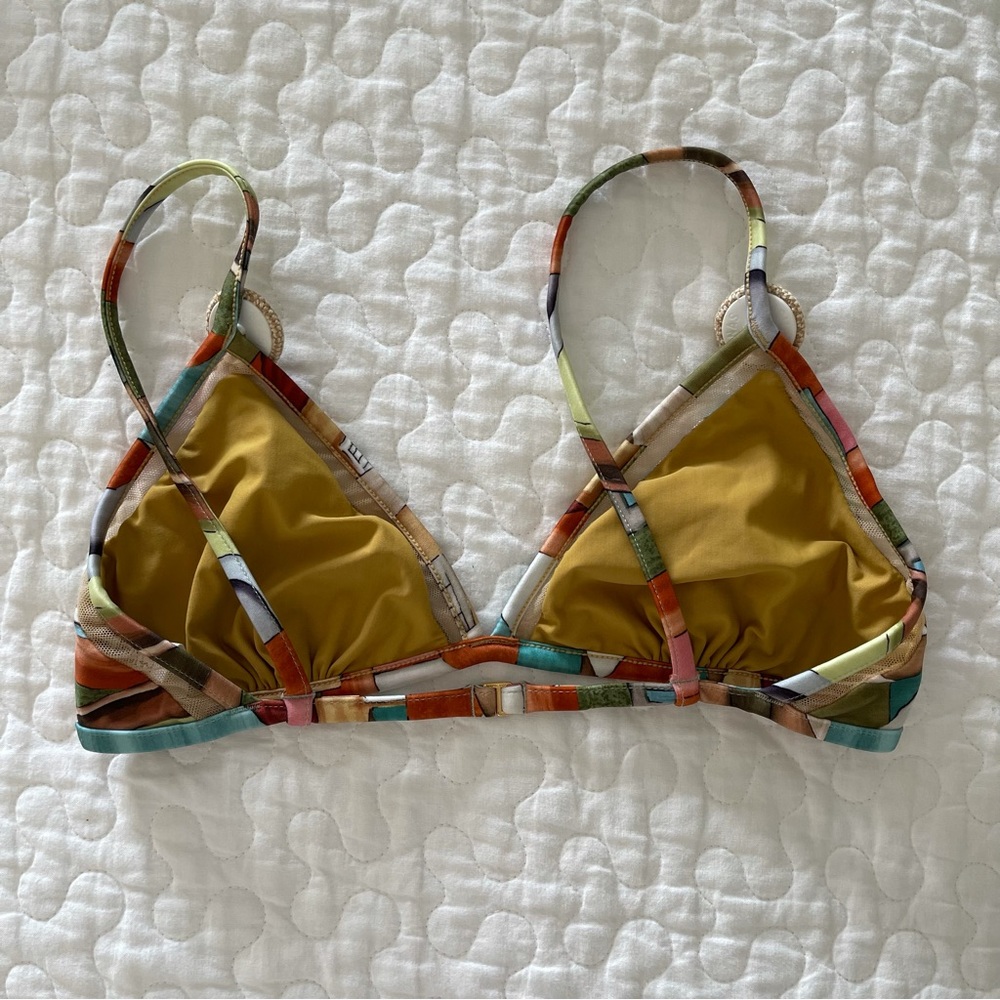 NWOT Agua De Coco Brazilian Swimwear Bikini Top Size S - Picture 5 of 7